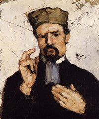 Uncle Dominique as a Lawyer by Paul Cezanne — hand-painted portrait oil painting reproduction on canvas