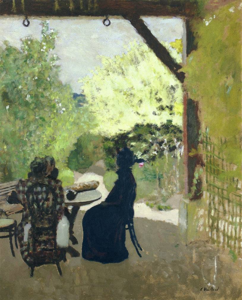 Under the Portico - Edouard Vuillard