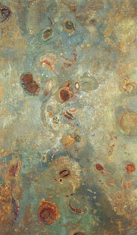 Underwater Vision by Odilon Redon — hand-painted abstract oil painting reproduction on canvas