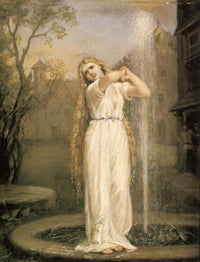 Undine by John William Waterhouse — hand-painted cultural oil painting reproduction on canvas