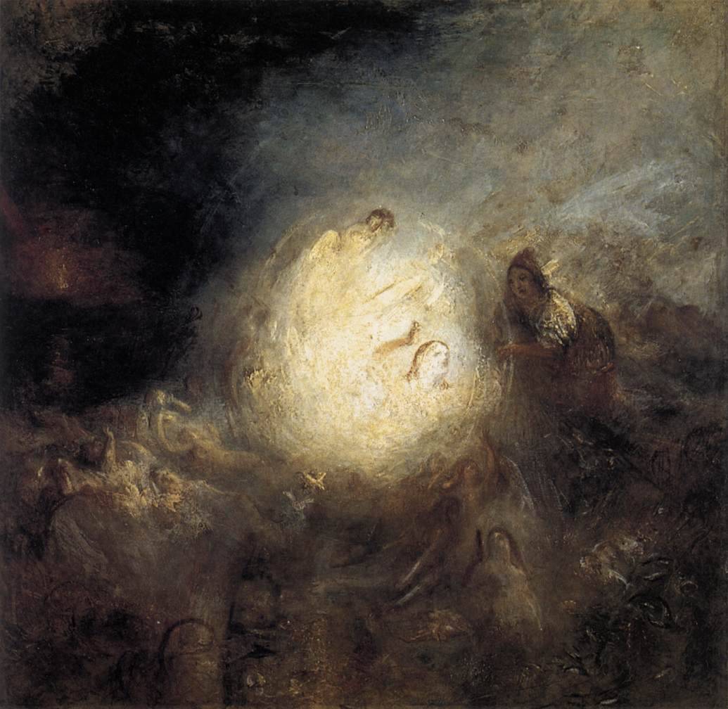 Undine Giving the Ring to Massaniello, Fisherman of Naples - J.M.W. Turner