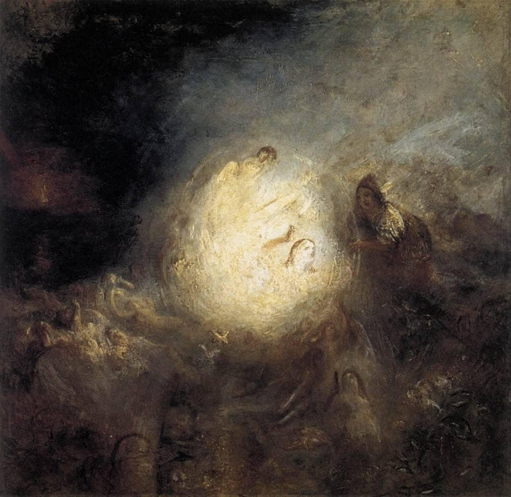 Undine Giving the Ring to Massaniello, Fisherman of Naples by J.M.W. Turner — hand-painted abstract oil painting reproduction on canvas
