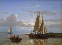 [Unkown] 10 by Abraham Hulk Sr. — hand-painted seascapes oil painting reproduction on canvas