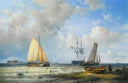 [Unkown] 5 by Abraham Hulk Sr. — hand-painted seascapes oil painting reproduction on canvas