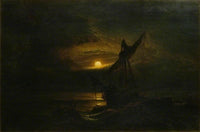 [Unkown] by Knud Baade — hand-painted landscape oil painting reproduction on canvas