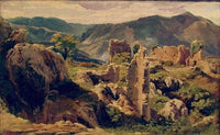 Ruins in the Colli Albani