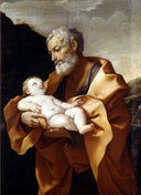 St Joseph by Guido Reni — religion oil painting wall art, Baroque