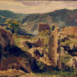 Ruins in the Colli Albani