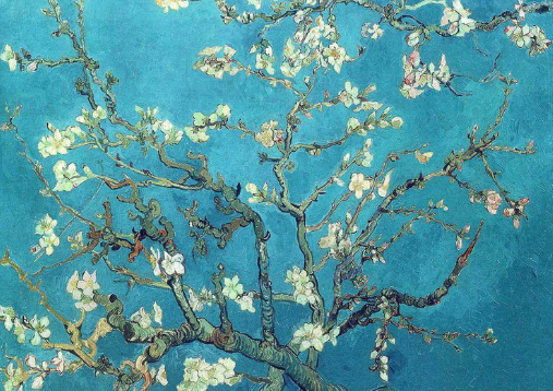 Van Gogh's Almond Blossom, a public-domain painting anyone can legally reproduce and sell