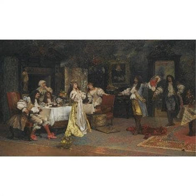 The Surprise Return by Vaclav Brozik — oil painting reproduction
