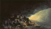 Vagabonds Resting in a Cave by Francisco Goya — hand-painted cultural oil painting reproduction on canvas