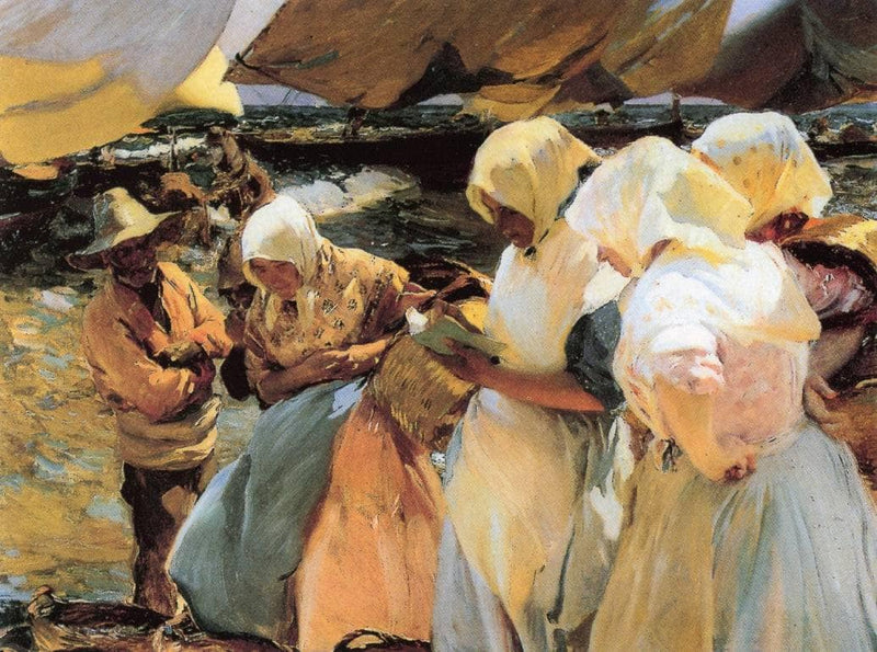 Valencian Fishwives on gallery wrap