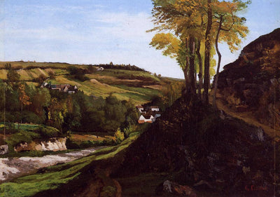 Valley of Ornans in master bedroom