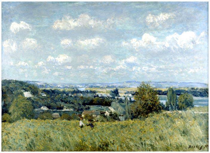 Valley of the Seine at Saint Cloud - Alfred Sisley