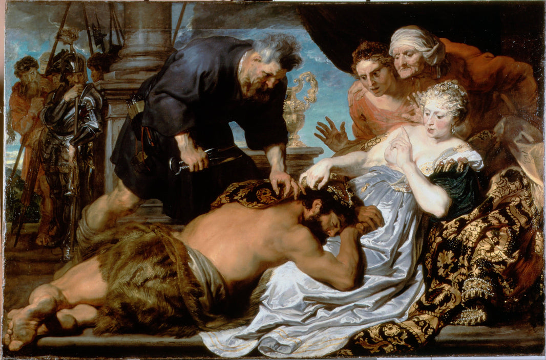 Samson and Delilah by Anthony van Dyck — hand-painted cultural oil painting reproduction on canvas