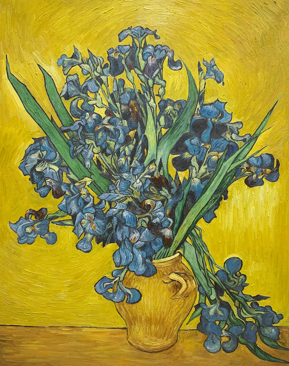 Irises reproduction