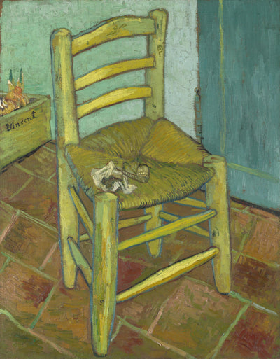 Van Gogh's Chair in hallway