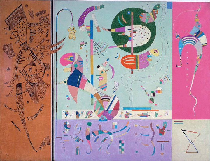 Various Parts by Wassily Kandinsky — hand-painted abstract oil painting reproduction on canvas