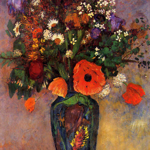 Vase de Fleurs by Odilon Redon — Oil Painting Reproduction