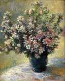 Vase of Flowers by Claude Monet — hand-painted botanical oil painting reproduction on canvas