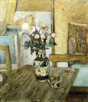 Vase of Flowers - Edouard Vuillard