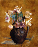 Vase of Flowers by Edouard Vuillard — flower oil painting wall art, Post Impressionism