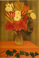 Vase of Flowers by Henri Rousseau — flower oil painting wall art, Naïve Art Primitivism