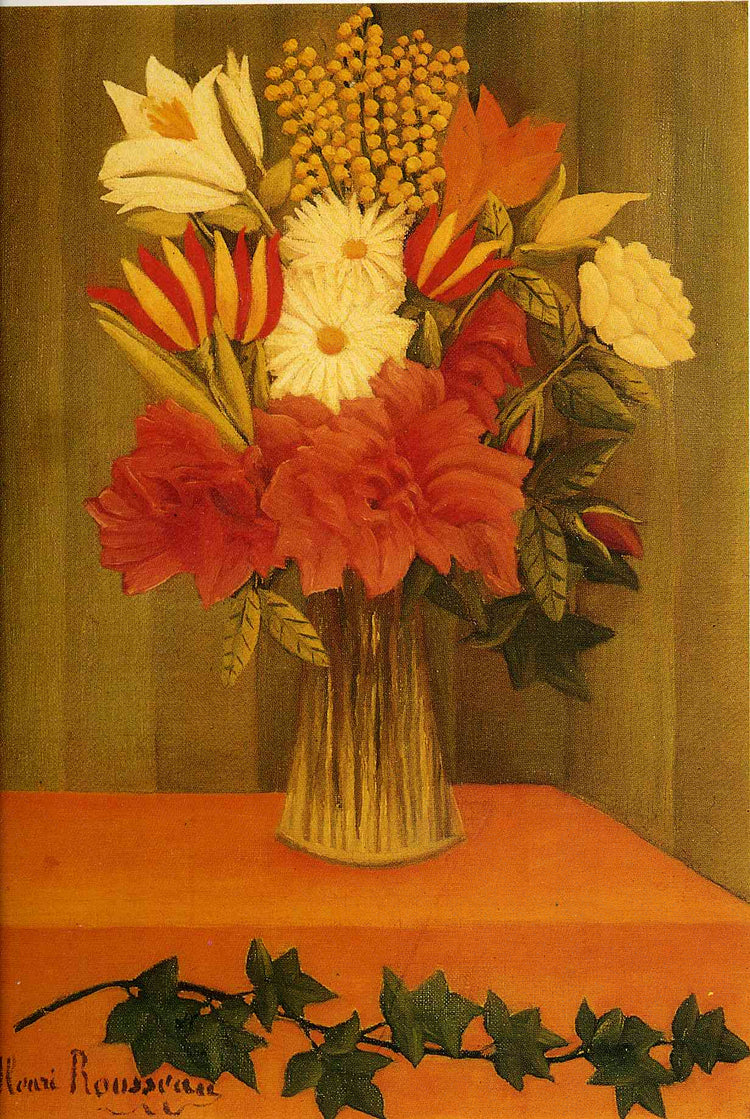 Vase of Flowers - Henri Rousseau