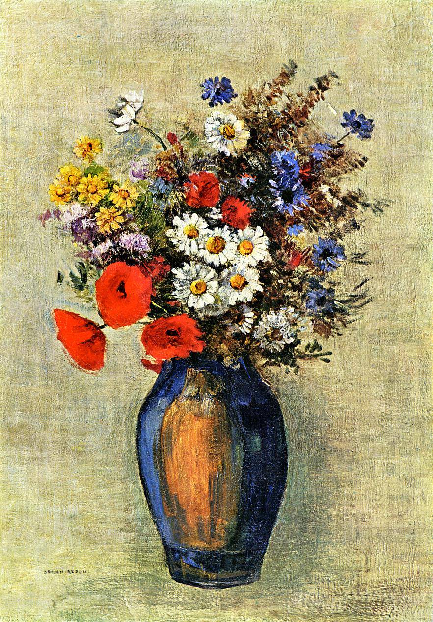 Vase of Flowers - Odilon Redon