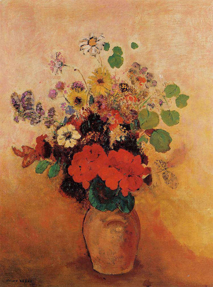 Vase of Flowers - Odilon Redon