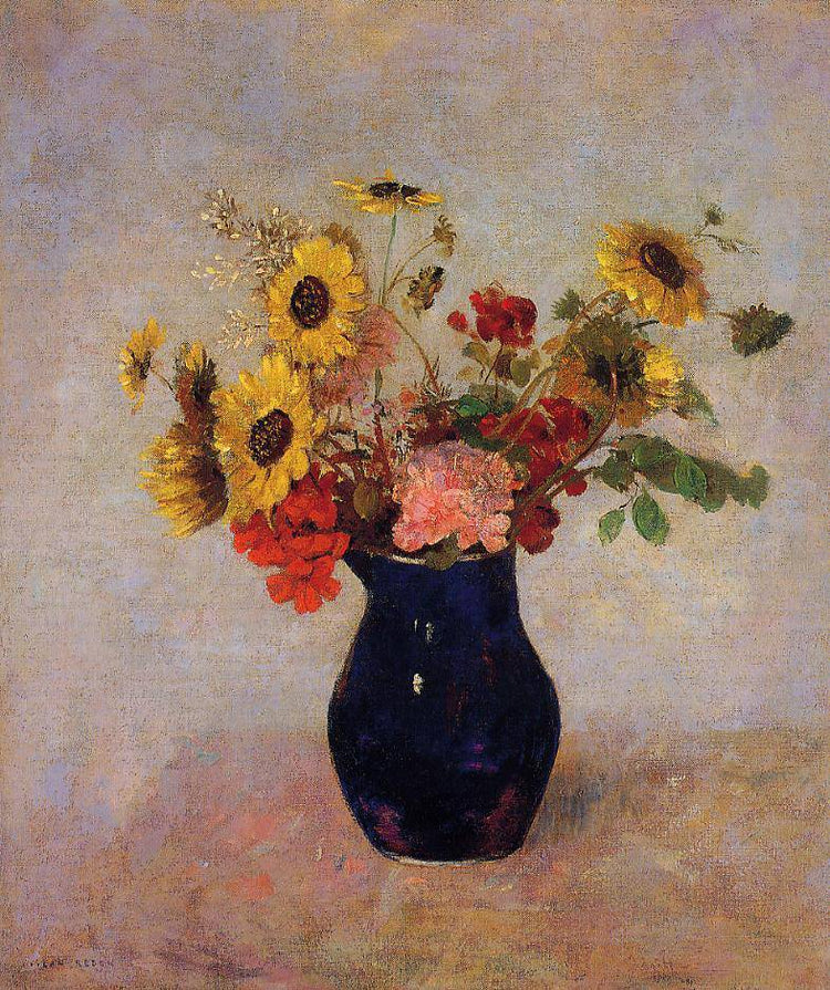 Vase of Flowers - Odilon Redon