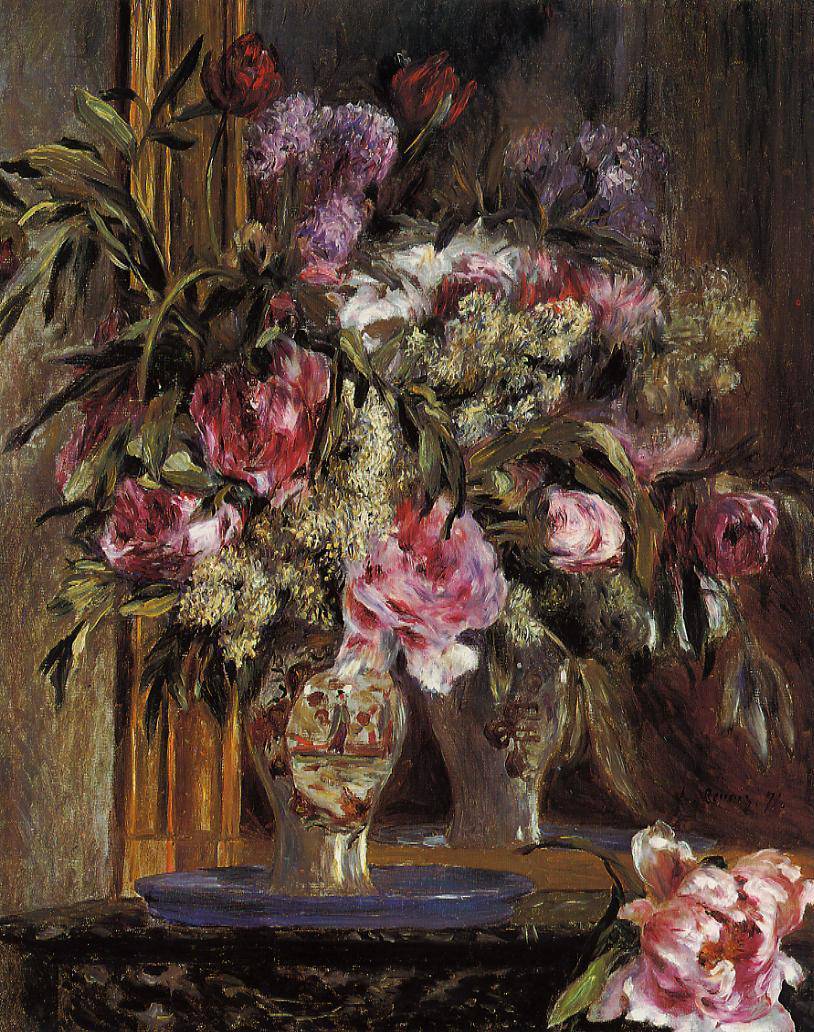 Vase of Flowers - Pierre-Auguste Renoir