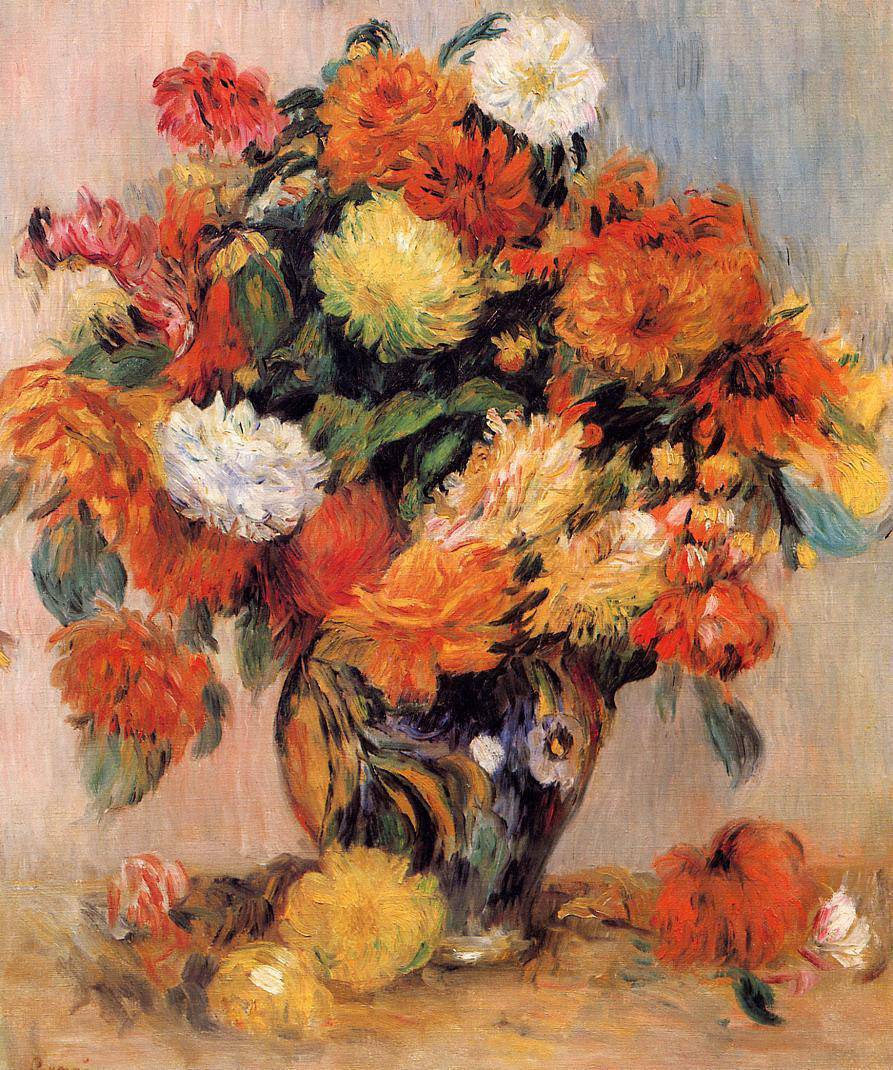 Vase of Flowers - Pierre-Auguste Renoir