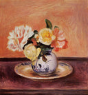 Vase of Flowers by Pierre-Auguste Renoir — hand-painted botanical oil painting reproduction on canvas