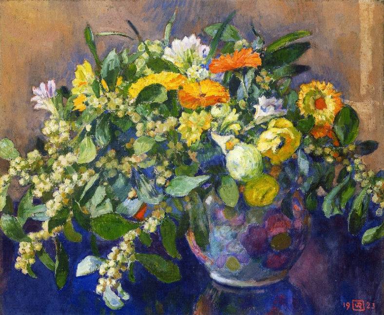 Vase of Flowers - Theo van Rysselberghe