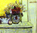 Vase with Anemonies and Empty Vase by Pierre Bonnard — hand-painted photography oil painting reproduction on canvas