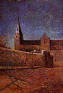 Vaugirard church by Paul Gauguin — hand-painted architectural oil painting reproduction on canvas