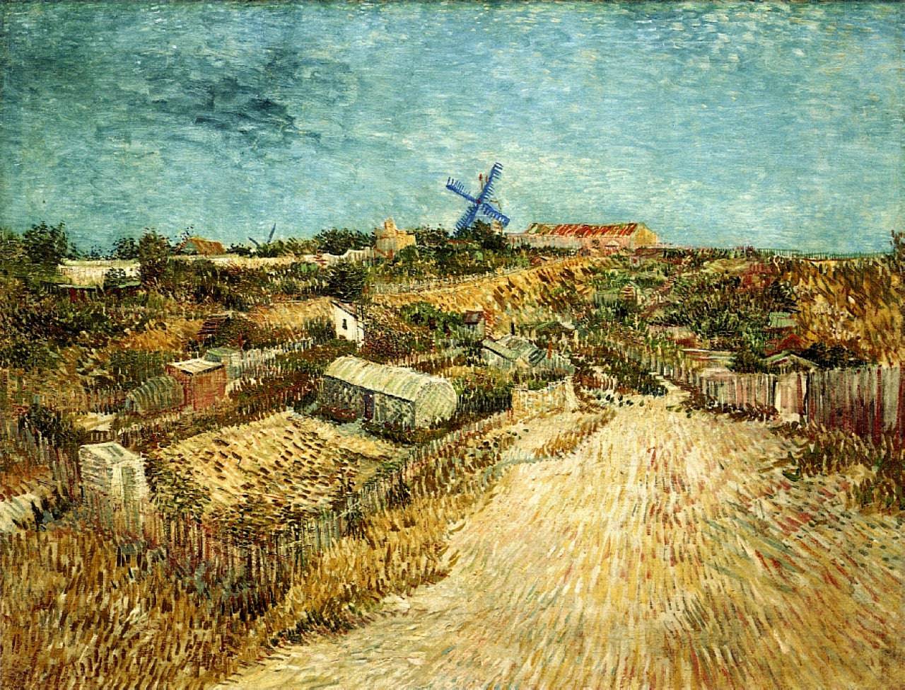 Vegetable Gardens in Montmartre - Vincent van Gogh