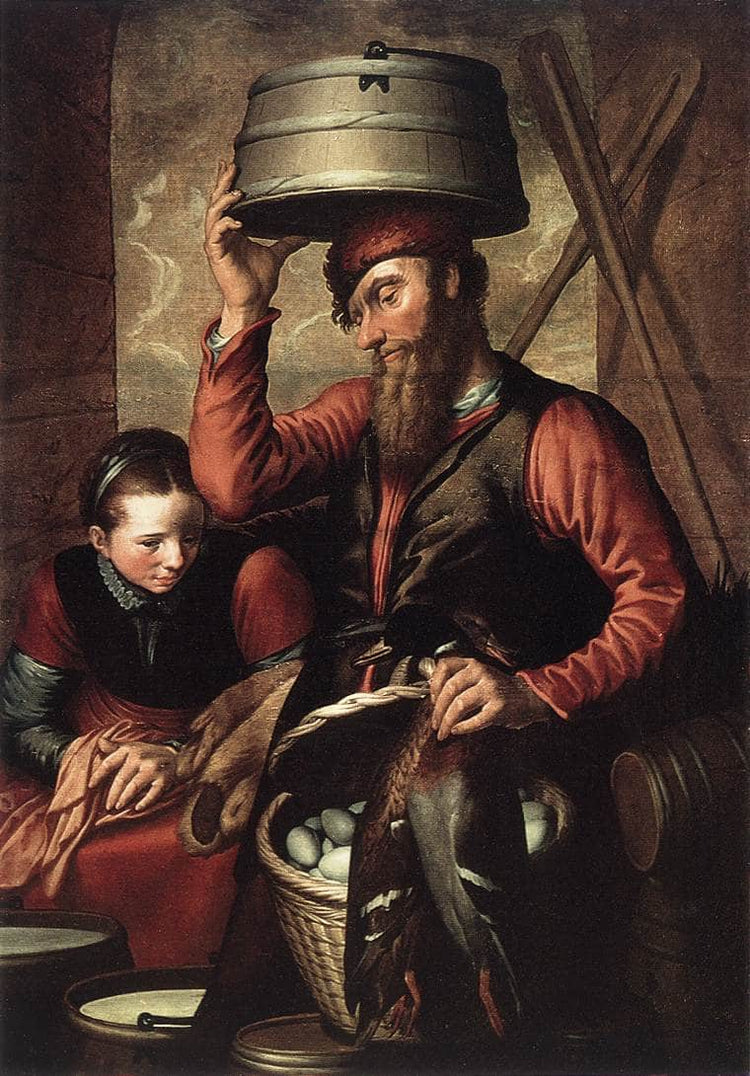 Vendor of Fowl - Pieter Aertsen