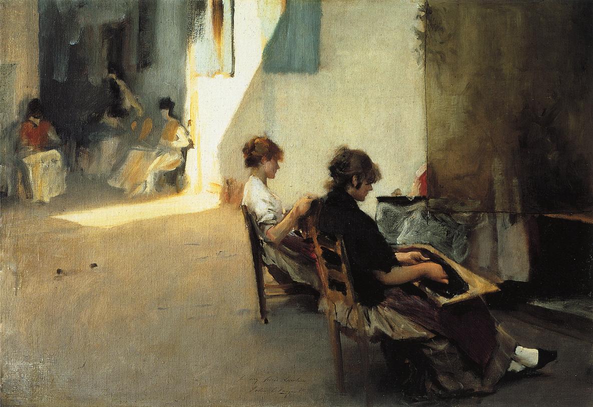 Venetian Bead Stringers - John Singer Sargent