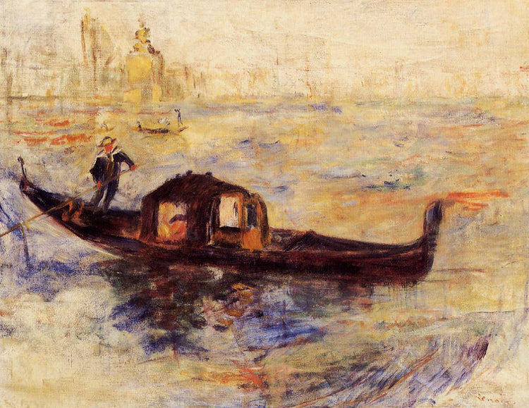 Venetian Gondola - Pierre-Auguste Renoir