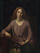 Venetian Woman at her Toilette by Wilhelm Marstrand — hand-painted portrait oil painting reproduction on canvas
