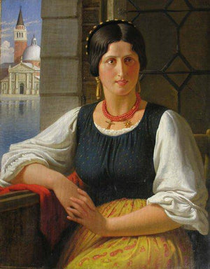 Venetian Woman - Ditlev Blunck