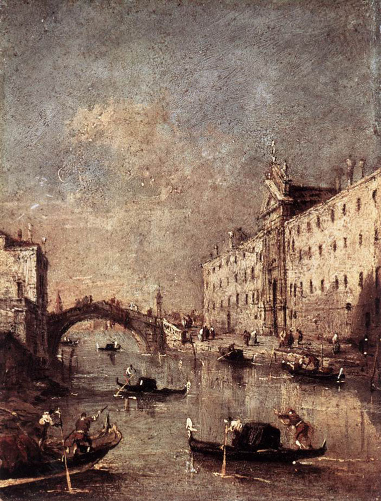 Venice, Il Rio dei Mendicanti - Francesco Guardi