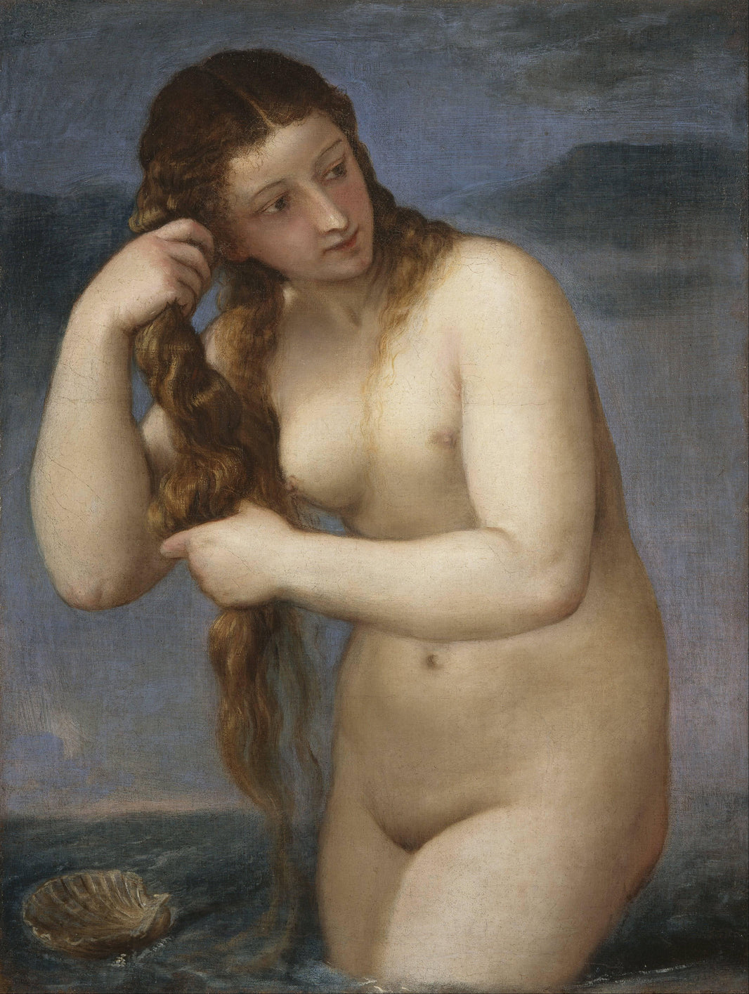 Venus Anadyomene by Titian — hand-painted cultural oil painting reproduction on canvas