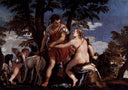 Venus and Adonis by Paolo Veronese — male oil painting wall art, Mannerism Late Renaissance