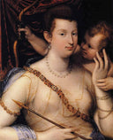Venus and Cupid by Lavinia Fontana — hand-painted portrait oil painting reproduction on canvas