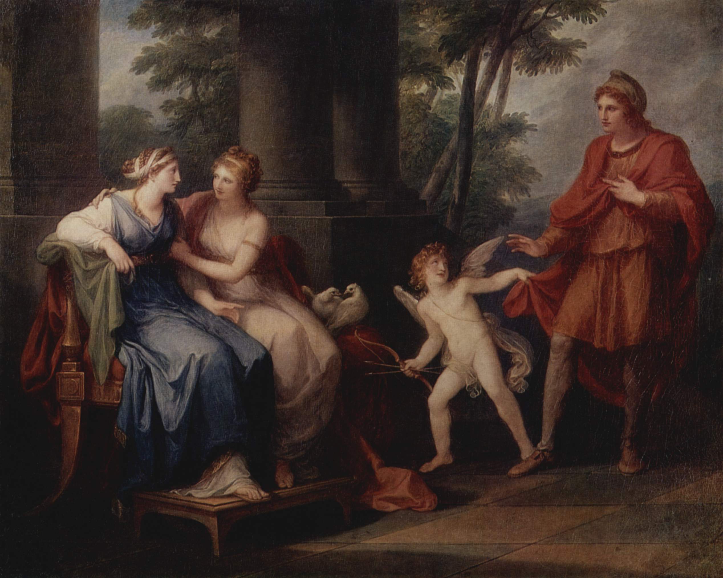 Venus Persuades Helen to Accept the Love of Paris - Angelica Kauffman