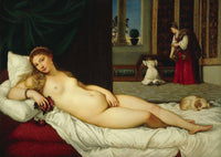 Venus of Urbino by Titian — hand-painted animal oil painting reproduction on canvas