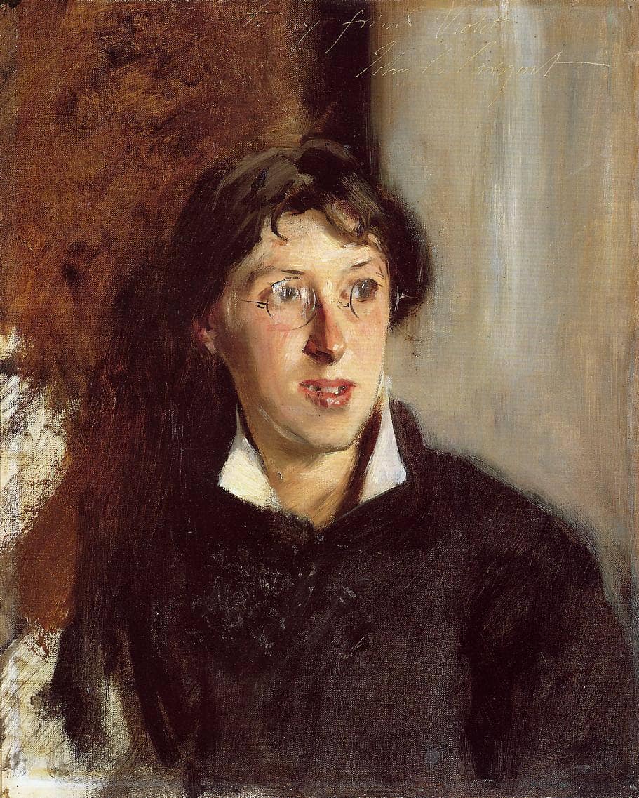 Vernon Lee by John Singer Sargent — hand-painted portrait oil painting reproduction on canvas